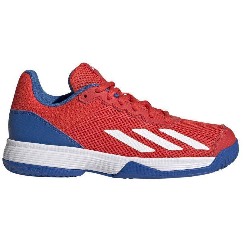 Zapatillas Adidas Courtflash Rojo Azul Junior -  -39 1/3
