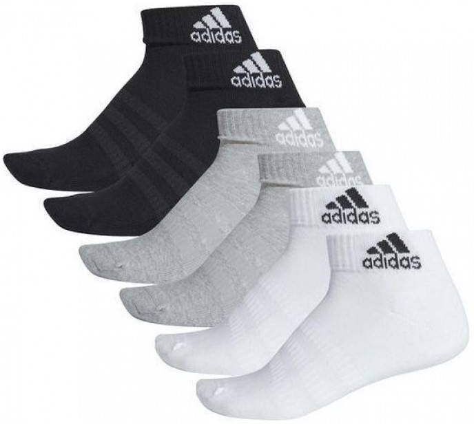 Calcetines Adidas Cush Ank Colores 6 Pares -  -37-39