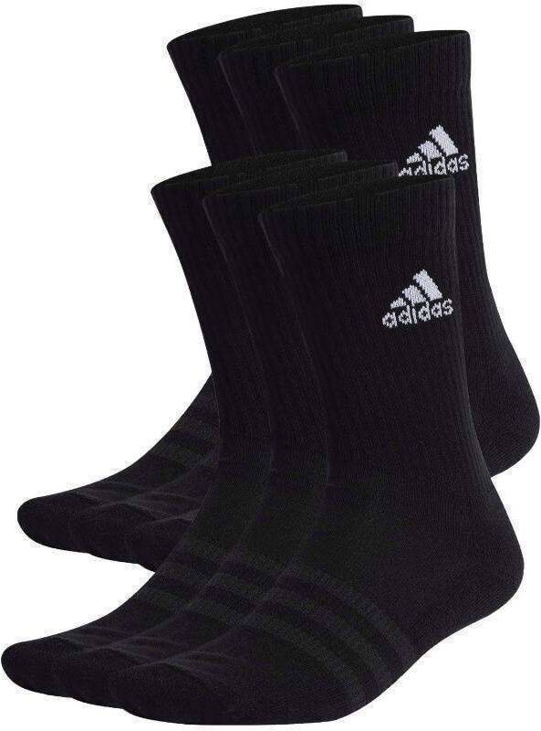 Calcetines Adidas Cushioned Clasico Negro 6 Pares -  -37-39