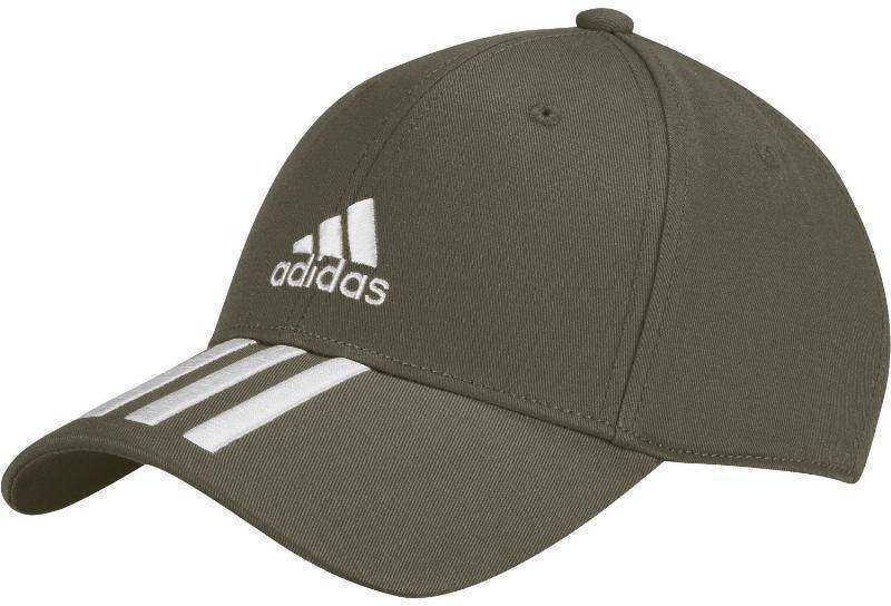 Gorra Adidas BaseBall 3 Stripes Verde Oliva Blanco