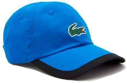 Gorra Lacoste Ligera Azul Electrico Negro