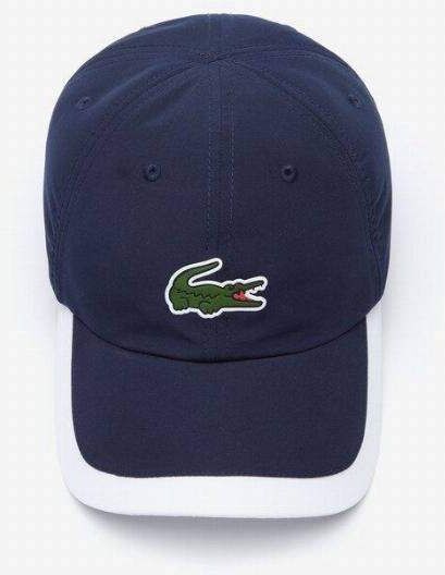 Gorra Lacoste Ligera Azul Marino Blanco