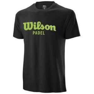 Camiseta Algodon Wilson Tee Padel II Negro -  -S