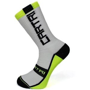 Calcetines Cartri Slash High Blanco Fluor 1 Par -  -36-40