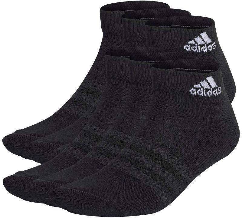 Calcetines Adidas Cushioned Tobilleros Negro 6 Pares -  -40-42