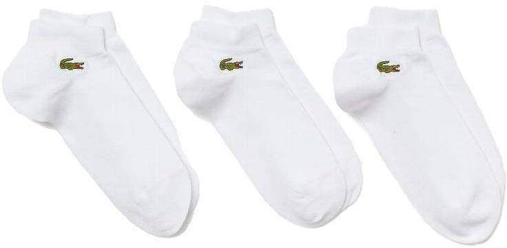 Calcetines Lacoste Sport Corte Bajo Blanco 3 Pares -  -43-46