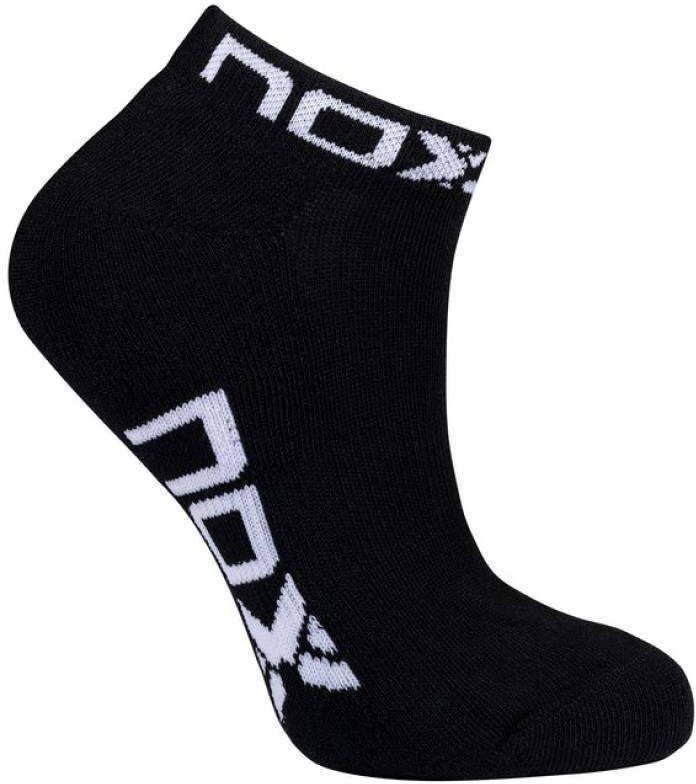 Calcetines Nox Tobillero Negro Blanco 1 Par