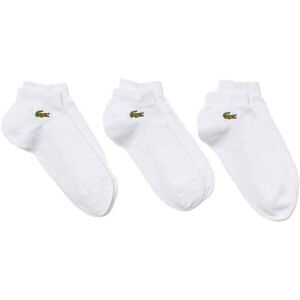 Calcetines Lacoste Sport Corte Bajo Blanco 3 Pares -  -43-46