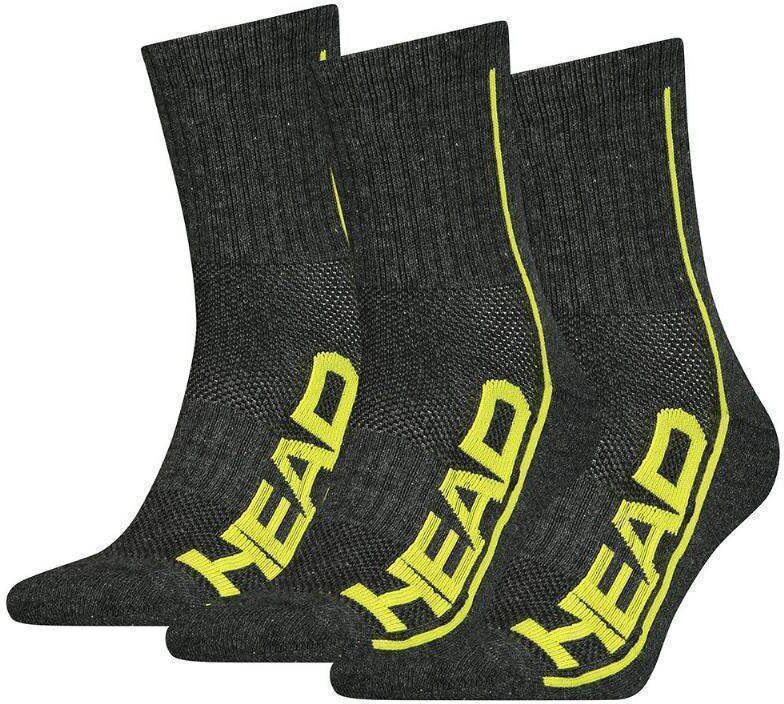 Calcetines Head Performance Short Crew Gris Lima 3 Pares