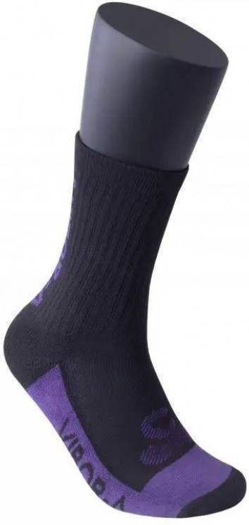 Calcetines Vibora Media Cana Multicolor Negro Violeta 1 Par