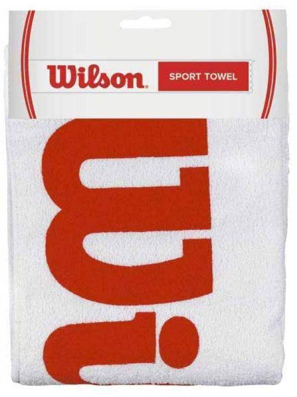 Toalla Wilson Sport Blanco Rojo Grande