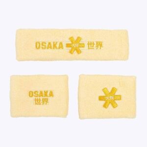 Munequeras Osaka Set 2.0 Amarillo 2 Unidades