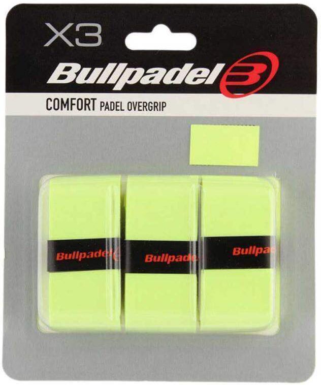 Blister Bullpadel 3 Overgrips GB1200 Comfort Amarillo Azufre Fluor