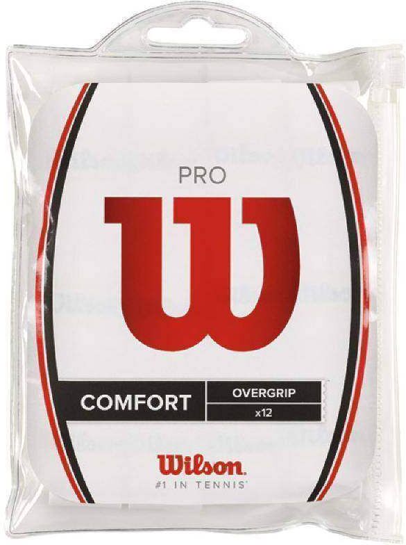 Blister Wilson 12 Overgrips Pro Blanco