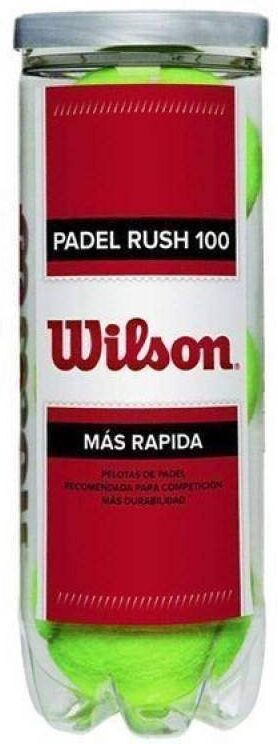 Bote de 3 Pelotas Wilson Rush 100