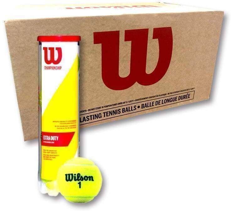 Cajon 72 Pelotas - 18 Botes de 4 Uds - Wilson Championship Extra Duty