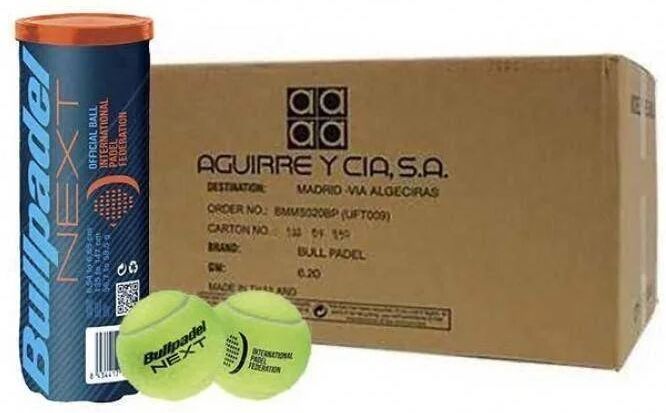 Cajon 72 Pelotas - 24 Botes de 3 uds - Bullpadel FIP Next