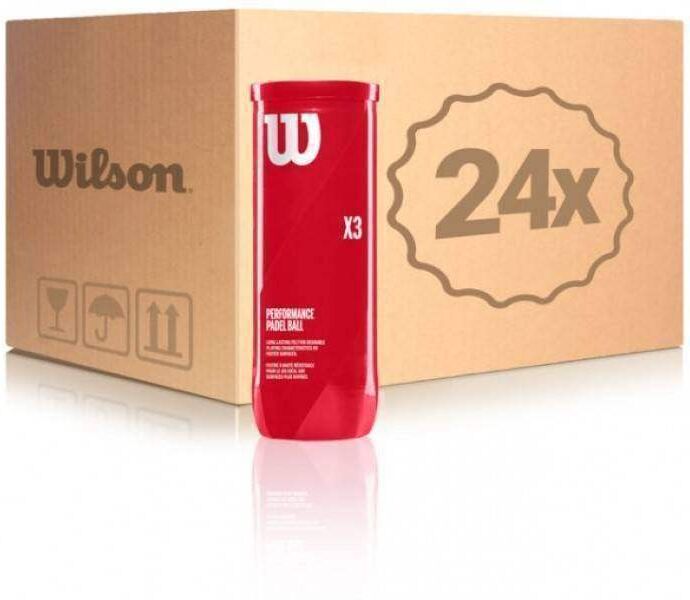 Cajon 72 Pelotas - 24  Botes de 3 uds - Wilson Padel X3