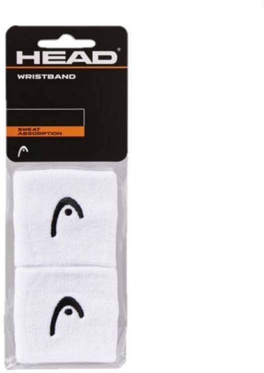 Munequeras Head Blanco 2.5