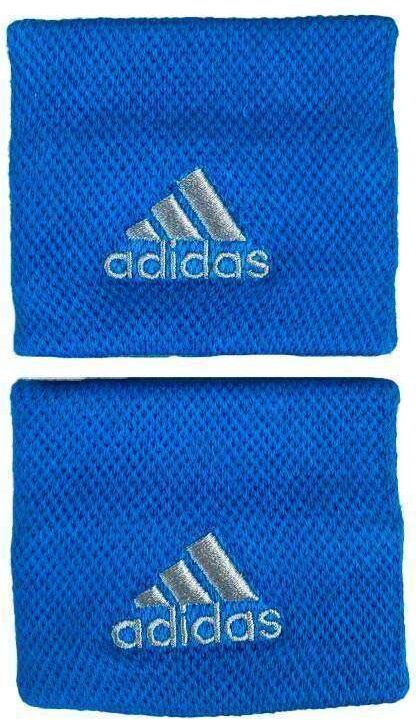 Munequeras Adidas Azul Gris 2 Unidades