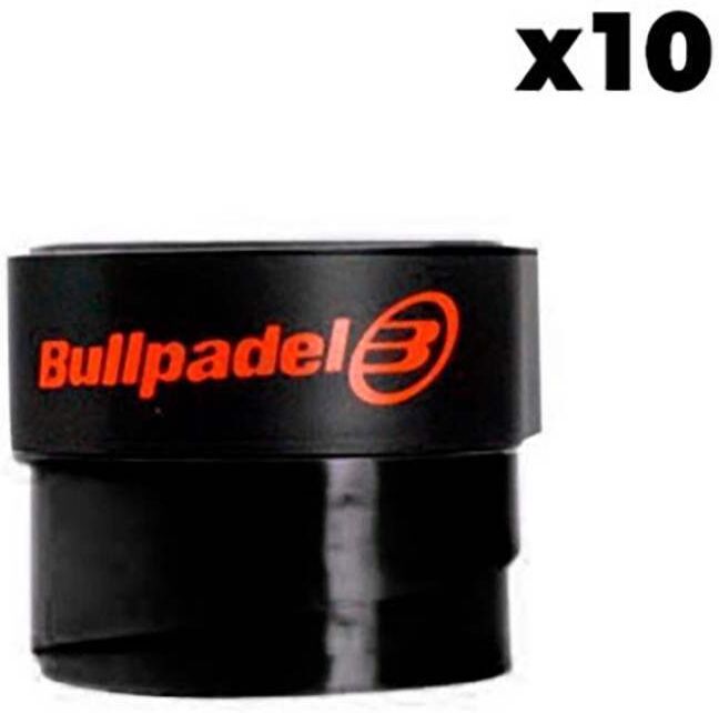 Overgrips Bullpadel Negro Liso 10 Unidades