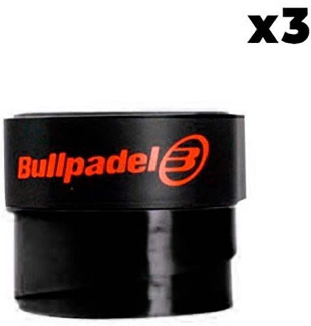 Overgrips Bullpadel Negro Liso 3 Unidades