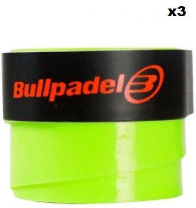 Overgrips Bullpadel Amarillo Azufre Liso 3 Unidades