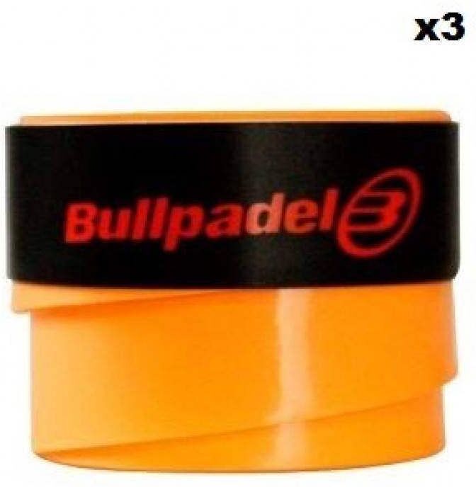 Overgrips Bullpadel Naranja Liso 3 Unidades