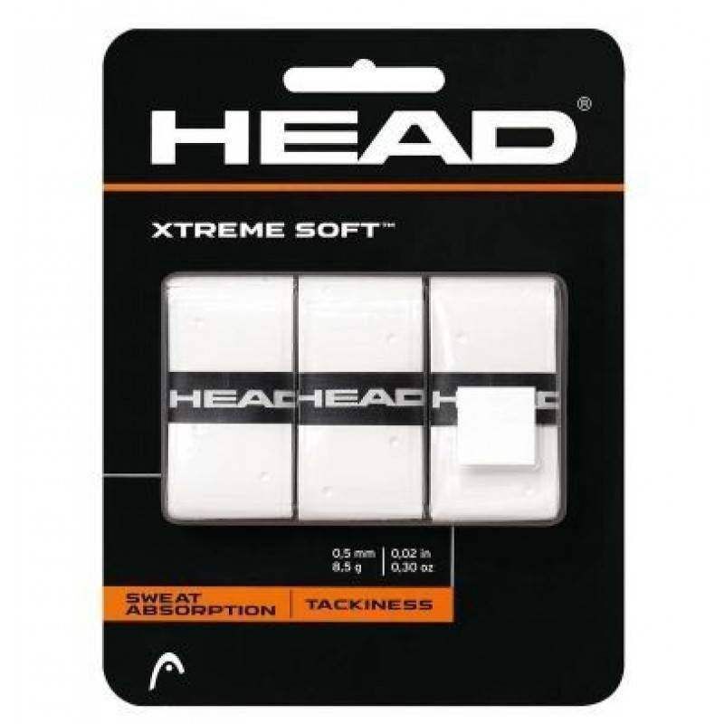 OVERGRIPS PADEL Head Xtreme Soft 3 Unidades Blancos