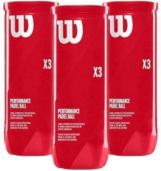 Pack de 3 Botes de Pelotas Wilson X3