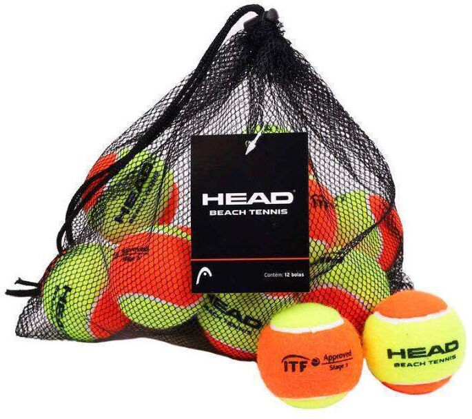 Pack Head Pelotas Beach Tenis 12 Unidades