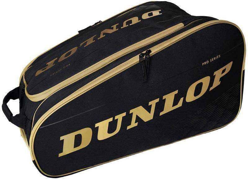 Paletero Dunlop Pro Series Negro Dorado