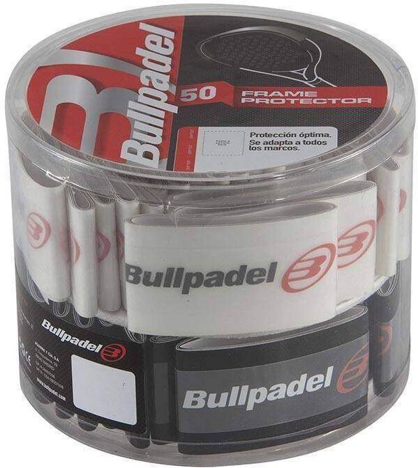 Protectores Bullpadel Frame Negro-Transparente 50 Unidades