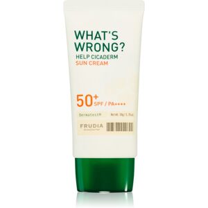 Frudia Sun What's Wrong? Ayuda a la Crema Solar Hidratante Cicaderm SPF50+ Frudia Sun What's Wrong? Ayuda a la Crema Solar Hidratante Cicaderm SPF50+