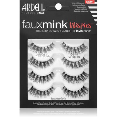 Pestañas postizas Ardell Faux Mink Demi Wispies - Pack de 4 Pestañas postizas Ardell Faux Mink Demi Wispies - Pack de 4
