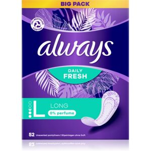 Always Protectores Femeninos Largos - Sin perfume Always Protectores Femeninos Largos - Sin perfume