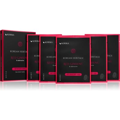 Korean Heritage Red Ginseng & Adenosine Anti-Aging Sheet Mask Lote De Mascarillas En Oferta Antienvejecimiento Y Reafirmante Korean Heritage Red Ginseng & Adenosine Anti-Aging Sheet Mask Lote De Mascarillas En Oferta Antienvejecimiento Y Reafirmante