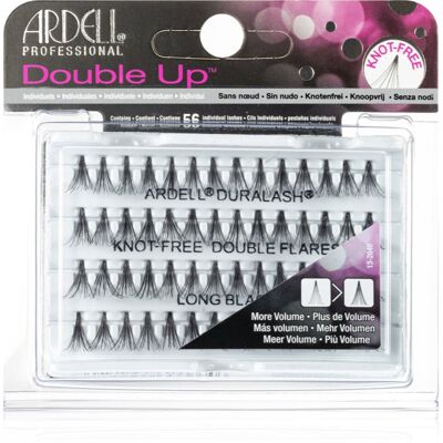 Double Up Pestañas Postizas Individuales Sin Nudo Tamaño Long Black Double Up Pestañas Postizas Individuales Sin Nudo Tamaño Long Black