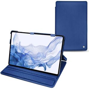 Noreve Funda de piel Samsung Galaxy Tab S8 Ultra Perpétuelle Bleu océan