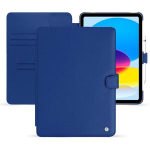 Noreve Funda de piel Apple iPad (2022) Perpétuelle Bleu océan