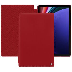 Noreve Funda de piel Samsung Galaxy Tab S9+ Perpétuelle Rouge