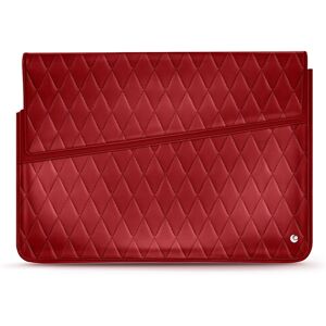 Noreve Funda de piel para ordenador portatil 15' Perpétuelle Couture Rouge - Couture