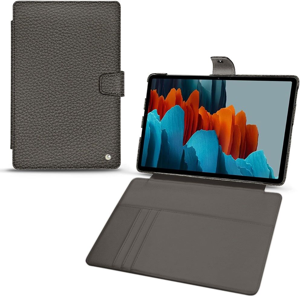 Noreve Funda de piel Samsung Galaxy Tab S7+ Ambition Anthracite