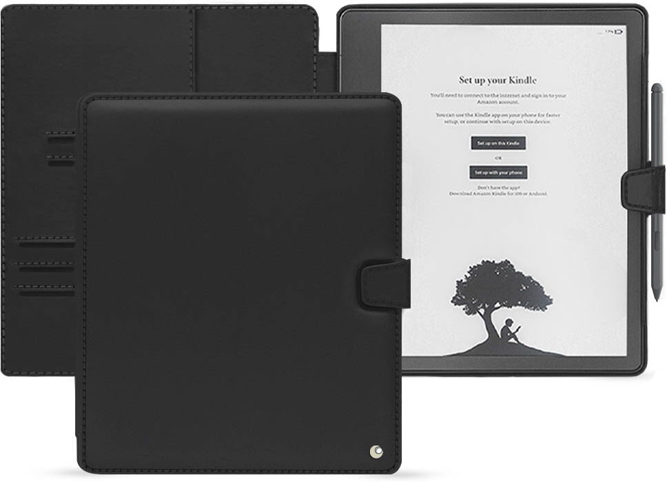 Noreve Funda de piel Amazon Kindle Scribe Perpétuelle Noir