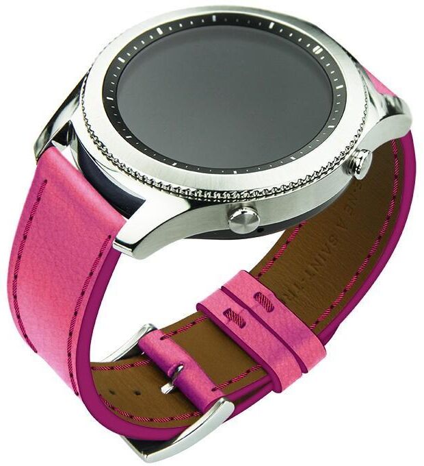 Noreve Correa de piel para reloj conectado - 22 mm Rose BB