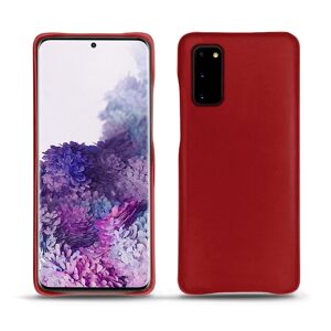 Noreve Funda de piel Samsung Galaxy S20 Perpétuelle Rouge