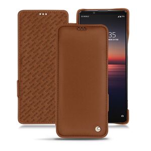 Noreve Funda de piel Sony Xperia 1 II Perpétuelle Marron