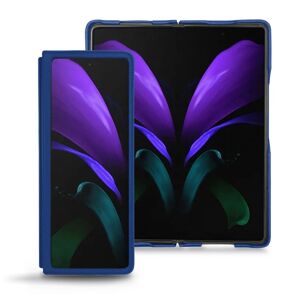 Noreve Funda de piel Samsung Galaxy Z Fold2 Évolution Bleu Océan PU