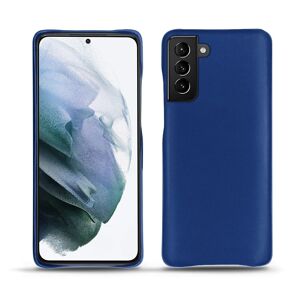 Noreve Funda de piel Samsung Galaxy S21+ Perpétuelle Bleu océan