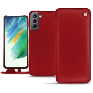 Noreve Funda de piel Samsung Galaxy S21 FE Perpétuelle Rouge